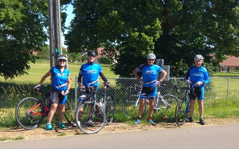 sortie cyclo route autour de Dijon