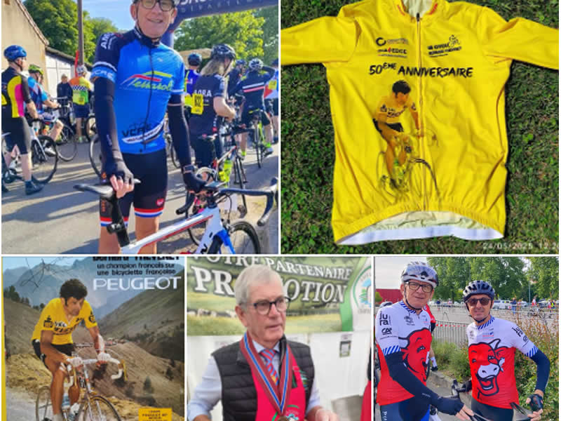 Cyclo Bernard Thevenet et Vache qui rit