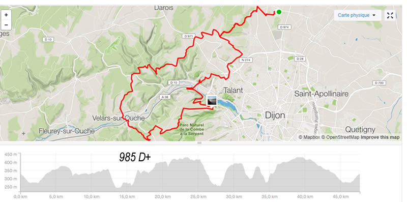 sortie vtt VCRE autour de Dijon